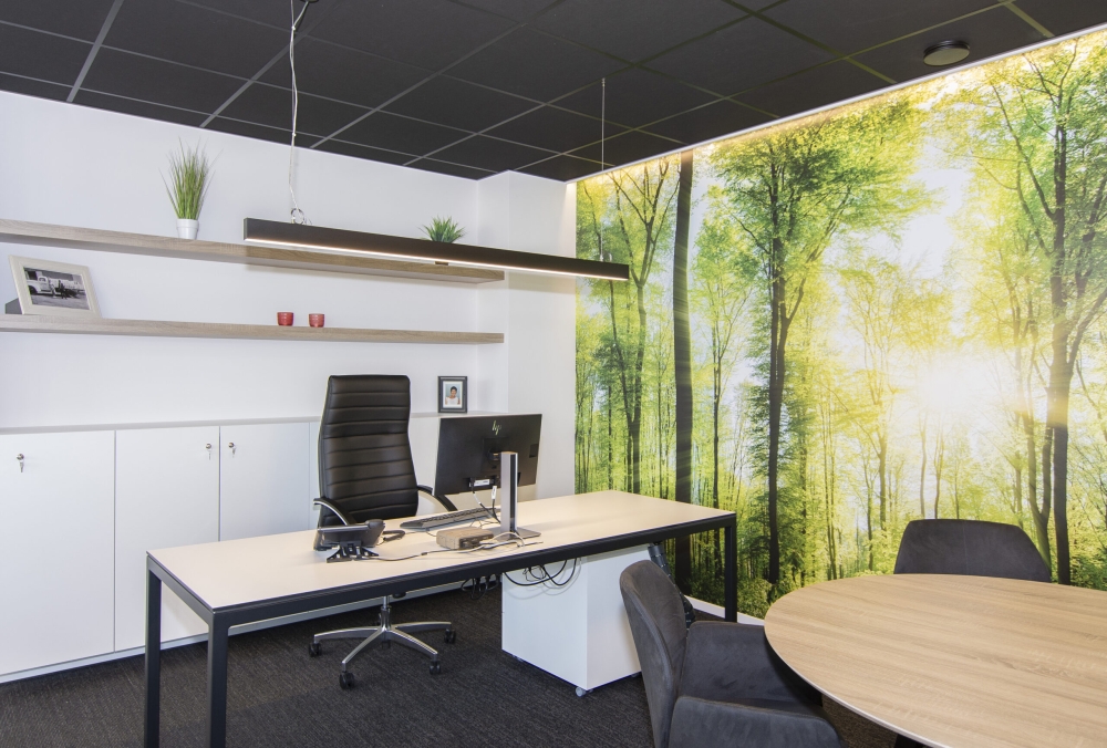 Interieur kantoorruimte bedrijfsgebouw Gebr. Crijns